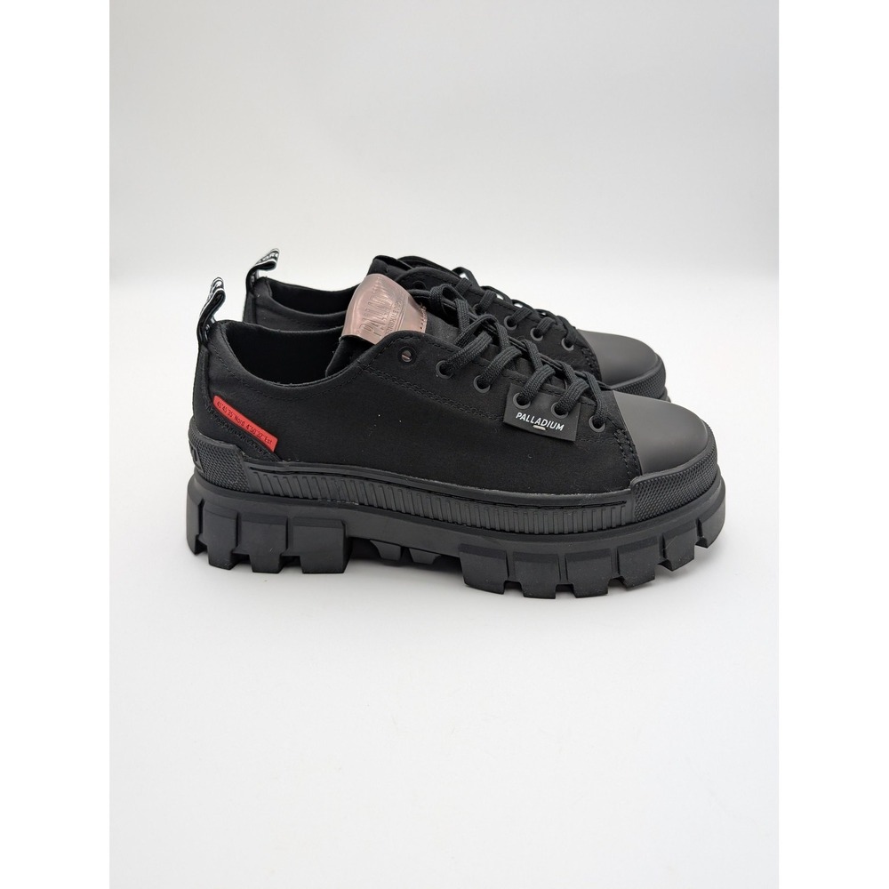 Palladium Shoes Womens Size 9.5 Black Platform‎ Lug Sole Sneaker 97243-010-M